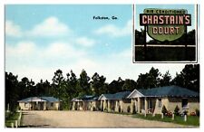 Vintage Chastain's Court, Motor Motel, Folkston, GA Postcard picture