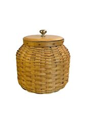Longaberger Beehive Shaped Cookie Jar Basket picture