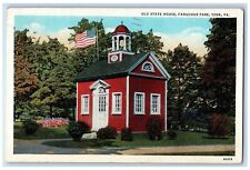 1938 Exterior Old State House Building Farquhar Park York Pennsylvania Postcard picture