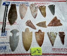 Lot Of 13 Arrowheads From Estate Sale Lot#12 picture