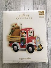 Hallmark Keepsake Ornament 2006 “Happy Haulers” Magic Motion Sound- Used READ* picture