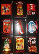 2010 WACKY PACKAGES OLD SCHOOL 2 5X7 9 POST CARD SIZE SET JAY LYNCH LOST ART picture