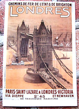 London Tower Bridge Postcard French Connection Poster Reproduction Mayfair Cards picture