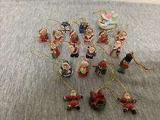 Vintage Miniature Christmas Ornament Lot picture