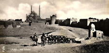 1920s CAIRO EGYPT  THE CITADEL CAMELS PHOTO RPPC POSTCARD P1679 picture