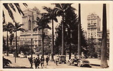 Postcard RPPC Anhangabahu Park Sao Paulo Brazil  picture