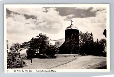 Kennebunkport ME-Maine, RPPC: St Anns By The Sea, Vintage Postcard picture