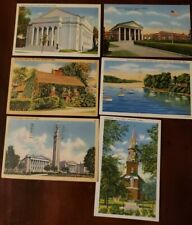 Nice Springfield Massachusetts Linen Vtg Postcard lot of 6 w 4 Sprngfld xcels picture