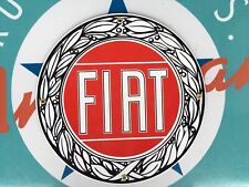 top quality FIAT porcelain COATED 18 GAUGE steel SIGN picture