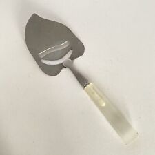 Vintage Cheese Slicer Lucite Handle Taiwan Serving Barware 9in Long picture