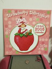 2005 Strawberry Shortcake And Friends 16 Month Vintage Style Calendar GUC Rare picture