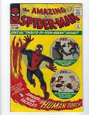 AMAZING SPIDER-MAN #8 - NICE VG/FN 5.0 - 1963 - PRESS TO FN+? - $549 B.I.N.  picture