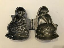 Antique Pewter Cupid Ice Cream Mold By E & CO. #959 picture