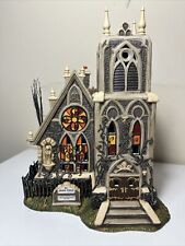 Department 56 DICKENS ALL HALLOWS EVE ALL SAINTS CHURCH 58707 - Read - No Cord picture
