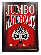 jumbo playing card deck new factory sealed 8