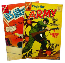Charlton FIGHTIN' ARMY, U.S. AIR FORCE (1964) #56 30 VG- LOT Ships FREE picture