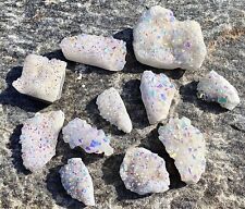 Wholesale Lot 2 Lbs Angel Aura Quartz Cluster Crystal Raw Nice Quality picture