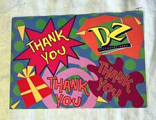 Vintage Rare Discovery Zone Thank You Postcard Gen X Millennial (3G) picture