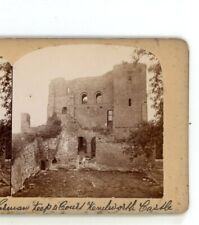 Norman Keep & Court Kenilworth Castle Warwickshire England Stereoview picture