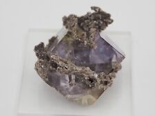 Fluorite on Dolomite Crystal PENFIELD QUARRY, NEW YORK - Ex. bob hiler picture