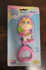Vintage Baby Miss Piggy Shake n' Rattle Remco Muppet Babies Pink Rattle Toy New picture