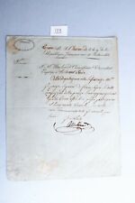1799 France Revolution Army Supply Provision Document Napoleon Robespierre Marat picture