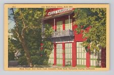 Postcard Old Wells Fargo Office Columbia State Park California Mark Twain Bret picture