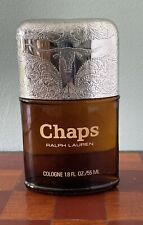 Vintage CHAPS Ralph Lauren Splash Cologne 1.8 oz 55ml Longhorn Rare Classic Full picture