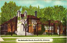 The Methodist Church, Russellville, Arkansas Postcard Unposted MWM Color-Litho picture