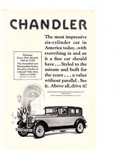 Chandler-Cleveland Motors Corp. Beautiful New Metropolitan Sedan 1926 OZ358 picture
