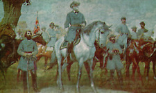Lee and His Generals Confederacy Civil War, Richmond Virginia VA, Vtg Postcard picture