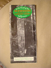 In The Heart of the Redwoods - Humbolt County - Brochure - Circa 1965 picture