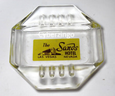 The Sands Hotel Las Vegas Nevada Vintage Glass Ashtray PREOWNED picture