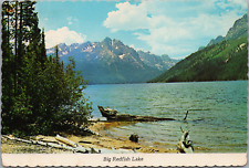 Big Redfish Lake Idaho Sawtooth Valley Route 75 Mt. Heyburn c1980's picture