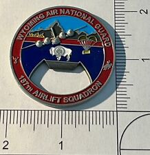 Unique USAF 187th Airlift Squadron (WYANG) “Cowboys in Flight”  Bottle Opener picture