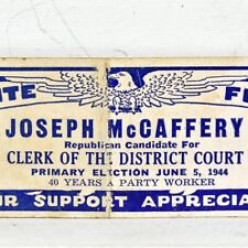1944 Joseph McCaffery District Court Clerk Republican Party Pennsylvania picture