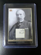2024 Pieces Of The Past JOHN D ROCKEFELLER Authentic HAND WRITTEN Relic picture