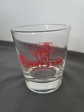 Vintage THE FUNNY BONE Comedy Clubs Souvenir Whiskey Rocks Glass~VG Shape picture