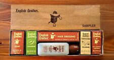 Vintage English Leather Sampler Boxed Gift Set Travel Size Lotions Soap Hair picture