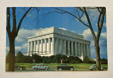 Vintage Mid Century Postcard, Lincoln Memorial, Washington, DC picture