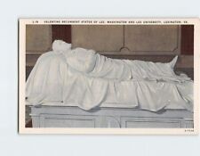 Postcard Valentine Recumbent Statue of Lee Washington & Lee University Lexington picture