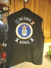 Rothco Conceal Carry Custom 2XL Military Vest-Air Force-Lg Seal-Korea Patch NEW picture