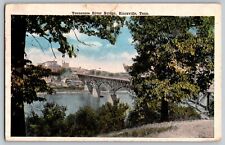 Knoxville, Tennessee TN - Tennessee River Bridge - Vintage Postcard - Posted picture