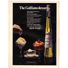 Vintage 1975 Print Ad for Liquore Galliano picture