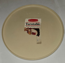 Rubbermaid Single Turntable Vintage Kitchen Tool Decor Beige Lazy Susan NEW picture