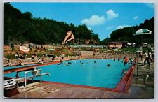 Postcard Fontana Village Resort Swimming Pool Fontana Dam North Carolina picture