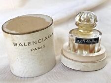 Vintage Le Dix Balenciaga 1/4 oz Parfum Bottle and Original Box France picture