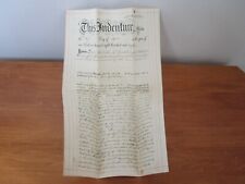 Antique Land Documents 1889 Lehigh County Pennsylvanis signed picture