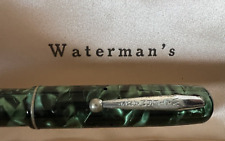 WATERMAN'S Ideal Pen Fountain Pen Junior Celluloid Marbled IN Lever Antique picture