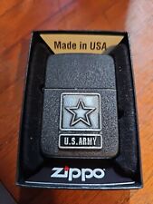 Zippo Black Crackle 1941 Replica Fluid Lighter New Insert... picture